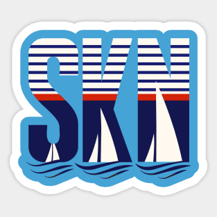 Skaneateles Boats SKN WPH MEDIA Sticker